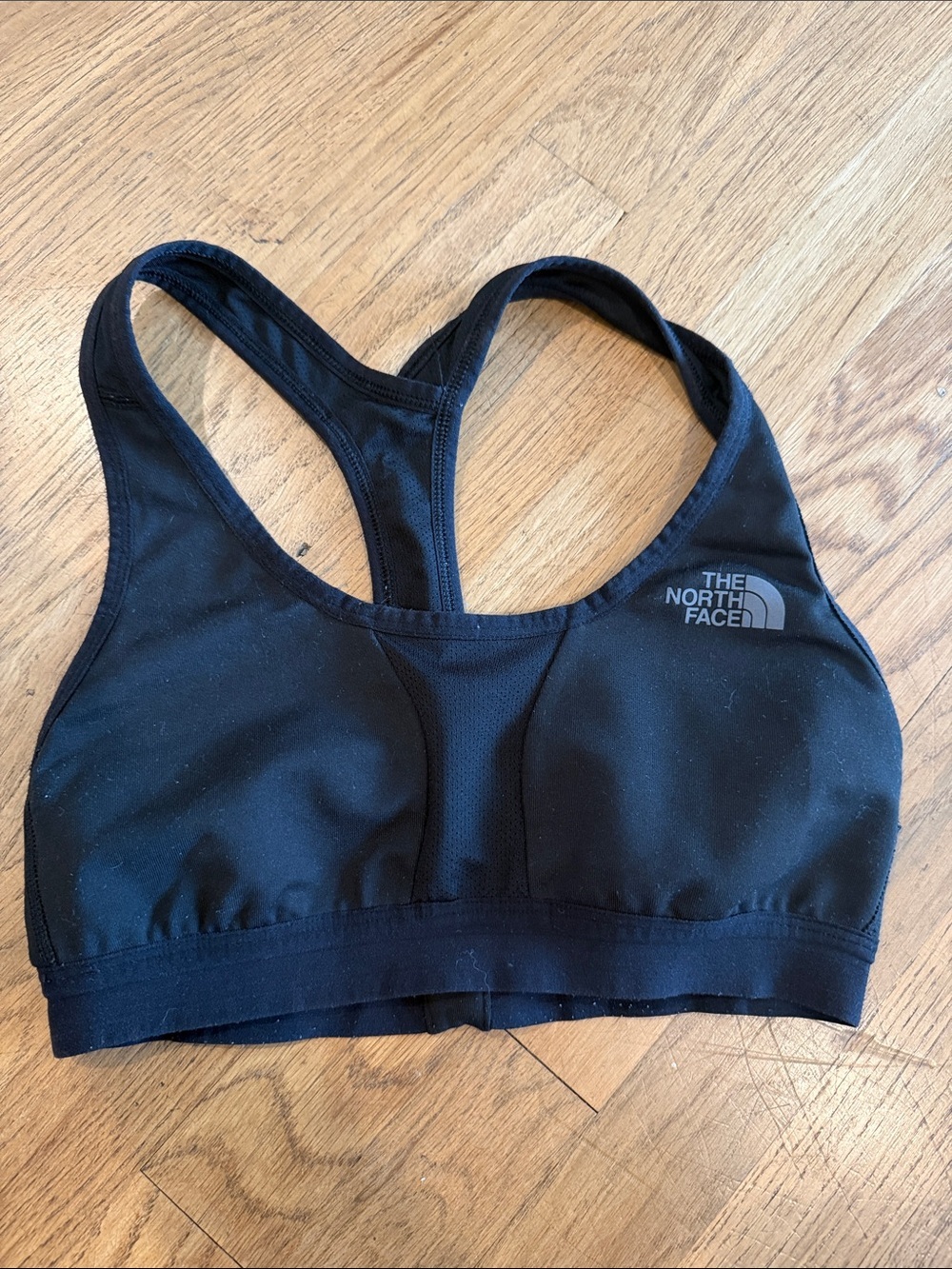 The North Face Black Racerback Performance Sports Bra size small